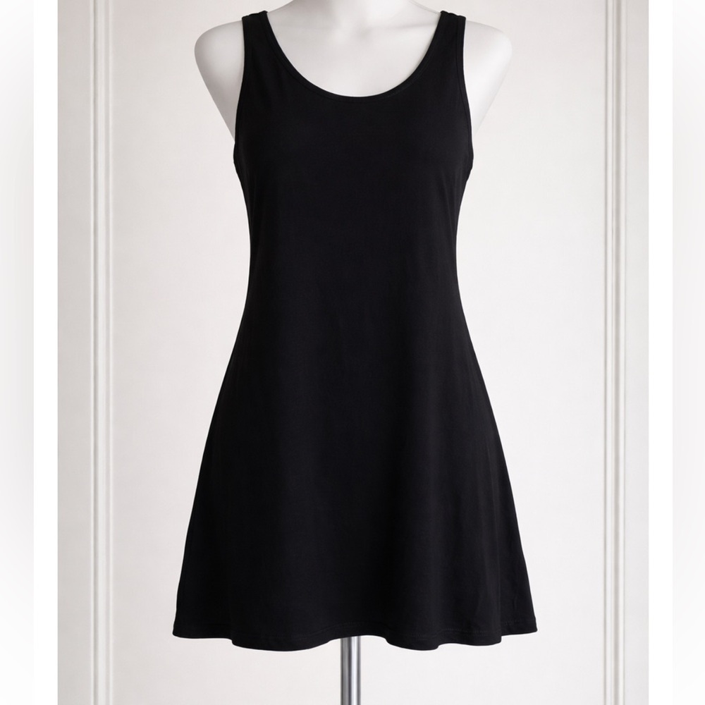 Elegant Sundeh Black Sleeveless Dress